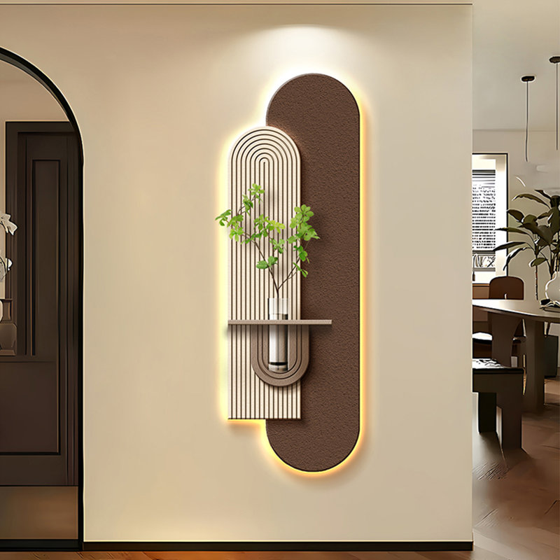 Café, art mural en bois manufacturé blanc, H 39,37 po x l 12,99 po
