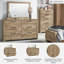 Commode double 6 tiroirs avec miroir Homeira
