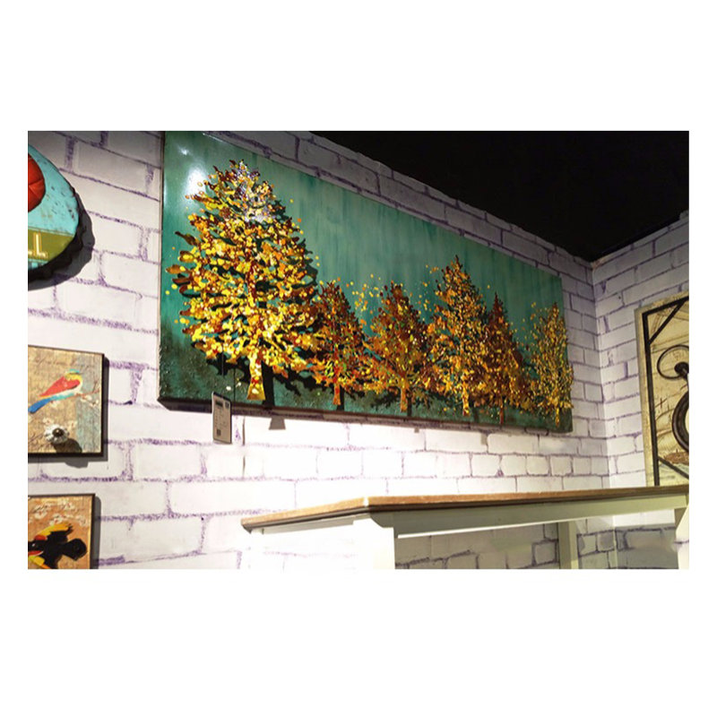 Décoration murale forêt moderne et minimaliste