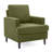 Mid-Century Linen Accent Chair – Stylish-699627435
