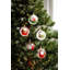 Wreath with Red Bird Ornament
