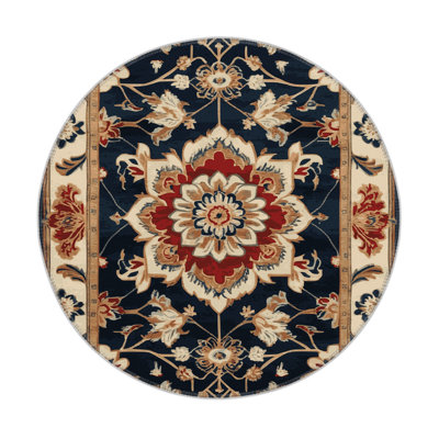 ArtDeco Brown Indoor and Outdoor Area Rug