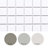 Cube 2" x 2" White Matte Porcelain Wall & Floor Tile