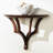 Gianinna Half-circle Mango Bracket Shelf-109425087
