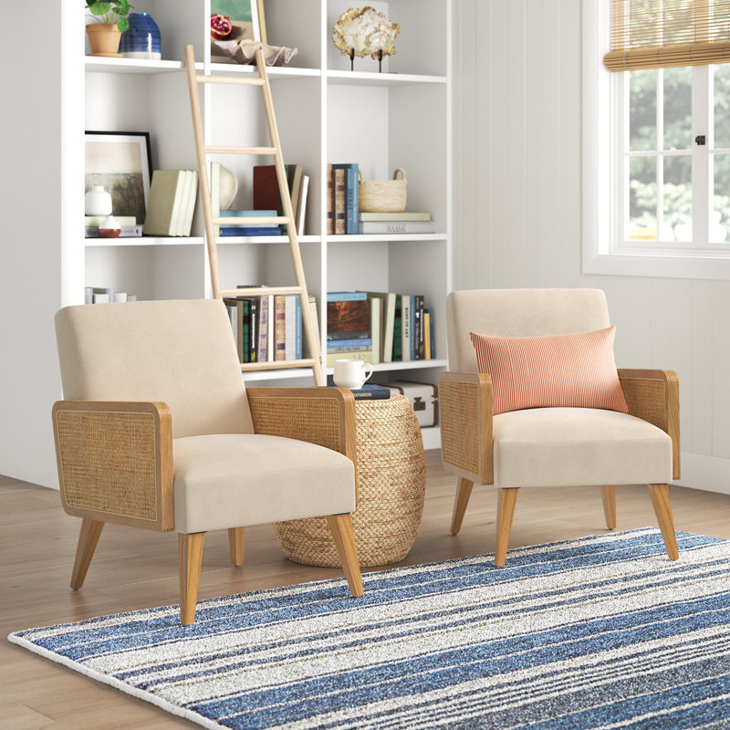 Fauteuil Esme, Velours havane