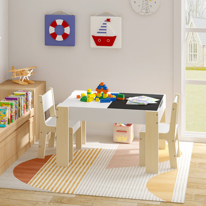 Hassler Kids 3 Piece Rectangular Play Or Activity Table