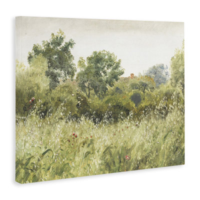 Toile rétro «Trees and Fields», conception par Leah Straatsma