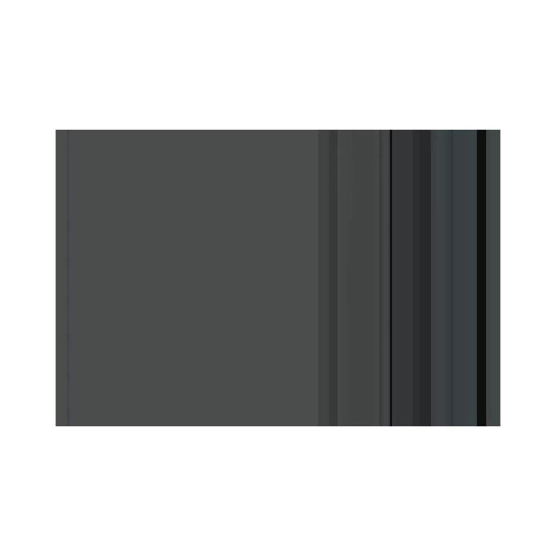 Charcoal Grey by ICanvas - Wrapped Canvas Print, 20.32 cm H x 30.48 cm W