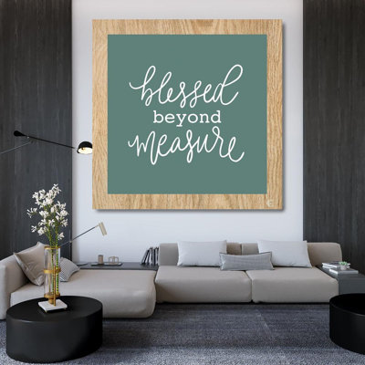 Ophelia  Co Fearfully Made Creations Gallery Wrapped Canvas Art Titled Blessed Beyond Measure