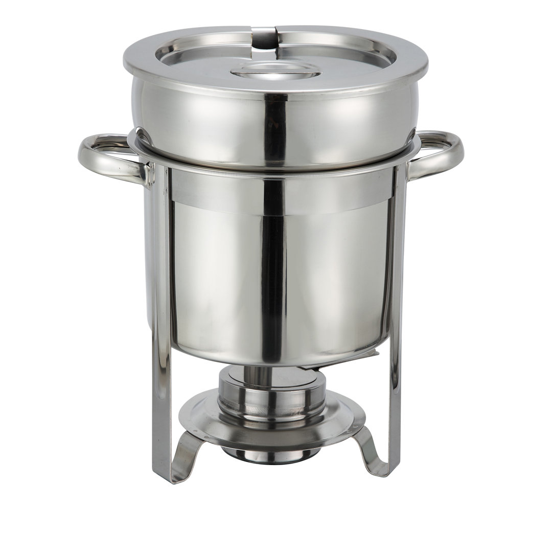 Winco Stainless Steel More Than 5 Quarts Soup Warmer & Kettle Winco 