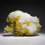 Yellow Fluorite With Quartz From Moscona Mine, Villabona District, Asturias, Spain