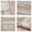 Woven Texture Stripe Bath Rug Natural 22X58"