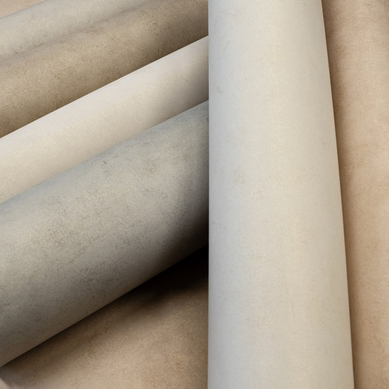 Julie Feels Home Collection Glitter/Shimmer Plain Tilia Wallpaper Roll, Grayish
