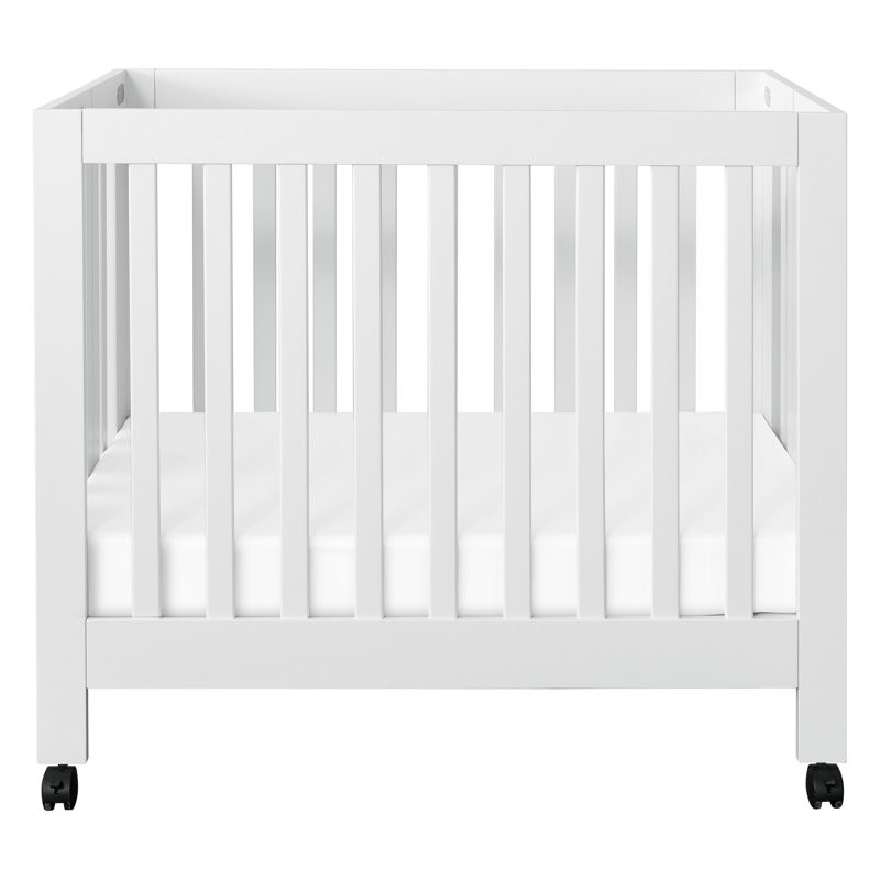 Origami Mini Portable Crib, White