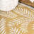 Crossreagh Nevis Palm Frond Yellow/Cream Indoor/Outdoor Rug-70302843