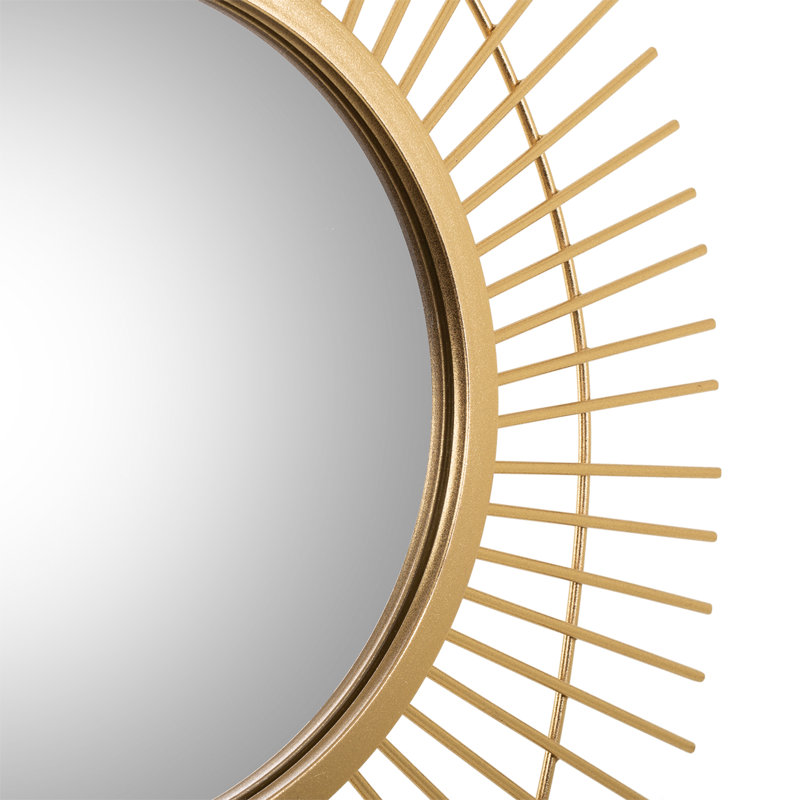 Raekwon Metal Flat Wall Mirror