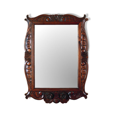 Keen Replicas Solid Wood Rectangle Wall Mirror