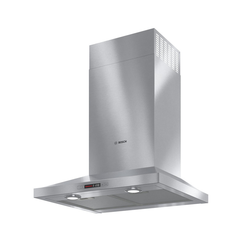 300 Series 300 CFM Convertible Wall Mount Range Hood in Stainless Steel with Nightlight, 24"