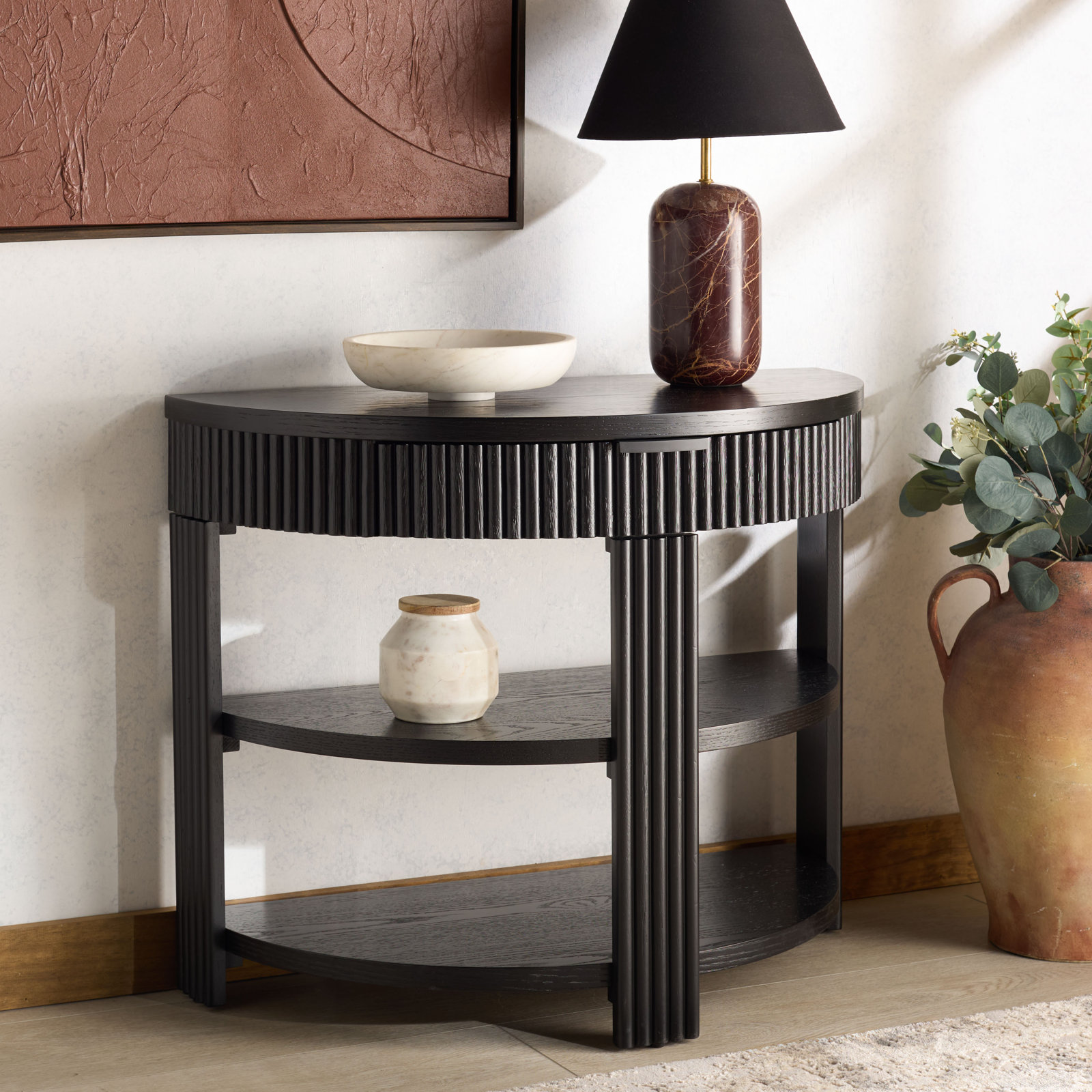 Christy 32" Console Table, Black