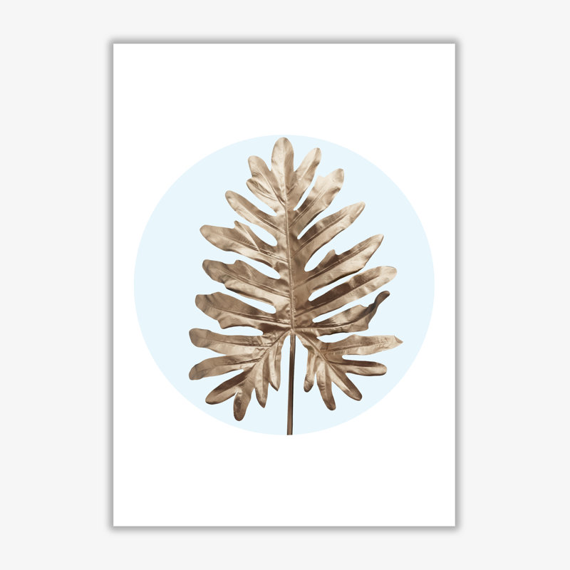 Abstract Leaf - Print, 30 cm H x 21 cm W x 1 cm D, No Frame