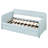 Upholstered Daybed Sofa Bed With Trundle Bed-1162165249
