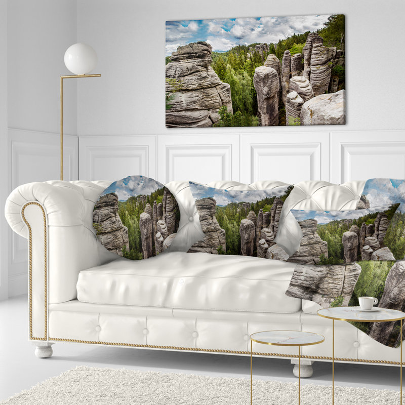 Coussin Schafer Landscape, 16 po x 1 po, Coussin décoratif