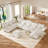 U-Shaped Upholstered Modular Sectional Sofa With Storage, 9 Seat  Corduroy  Couche With Adjustable Arms Backs,Plush Supportive Cushions, Beige-1793217275