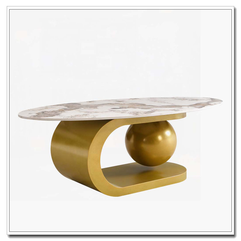Oval Coffee Table for Living Room
