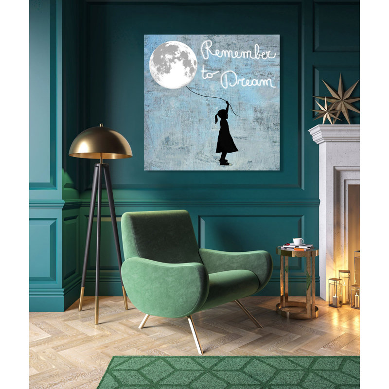 Remember To Dream by Masterfunk Collective - Wrapped Canvas Print, 70cm H x 70cm W x 4cm D