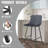 Nevaeah Upholstered Counter Stool with Metal Frame-954235859-942145355