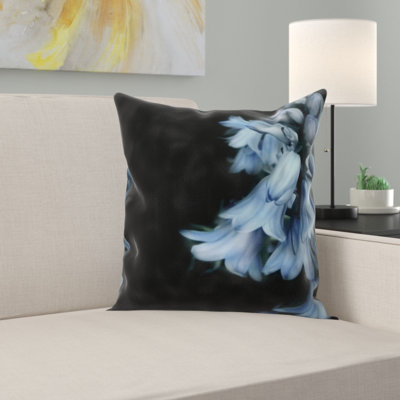 Coussin décoratif à fleurs bells