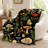 1pc Mushroom Blanket, Vintage Botanical Forest Theme Flannel Throw, Enchanting Woodland Creatures and Plants Pattern Cozy Blanket for Sofa Couch Bed Living Room Dorm Office Travel, Home Decor All‑Season Blanket,, Unique Gift-135920643