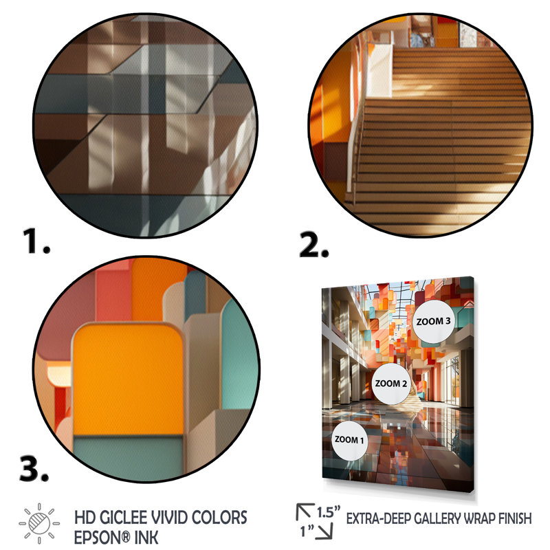 Architecture Institute of Technology I - Impression, Cadre d'angle fermé noir, H 40 po x l 30 po x P 1,5 po