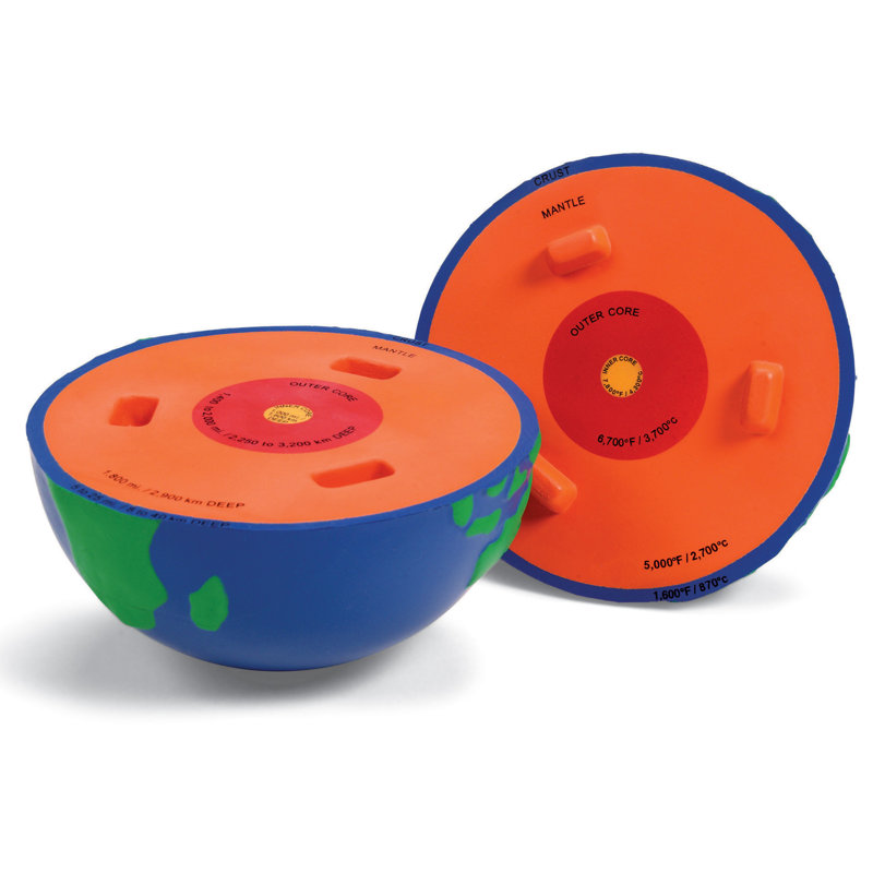 Educational Foam Cross-Section Earth Model for Kids