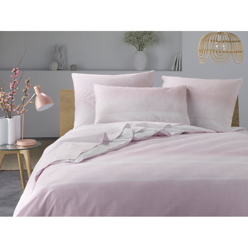 Rose Poudre Duvet Cover Set, Queen Duvet Cover + 4 Additional Pieces