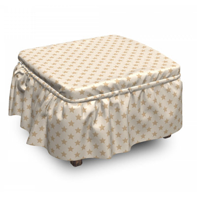 Box Cushion Ottoman Slipcover