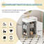 21.6" Contemporary Bathroom Vanity With Ceramic Sink, Soft-Close Door & Left-Side Open Shelving, Grey