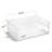 Sorbus Stackable Letter Tray Desk Organizer, Plastic Paper File Storage, 2-Piece Set