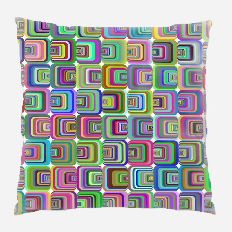 Coussin psychédélique