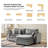 Wolff 3-Piece L-Shape Sectional Sofa with Double-Cushion-1297123135