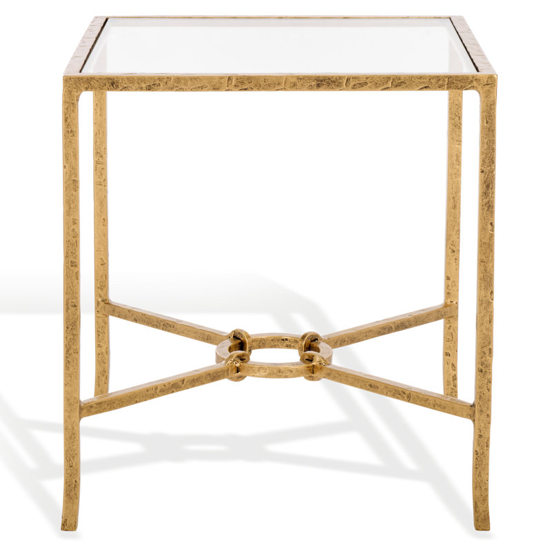 Table d'appoint Myrtise, Laiton