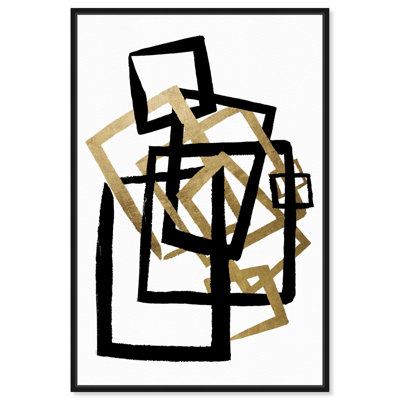 «Abstract Square Formas Geometric», reproduction d'art sur toile