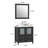 Ravenna 30" Freestanding Single Sink Bathroom Vanity with Engineered Marble Top and Matching Mirror-757000839-712313580