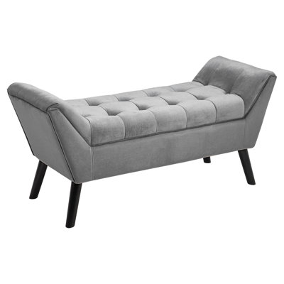 Velvet Upholstered Bench