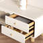 Combinaison meuble télé de style crème avec table basse