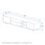 Athea Unfinished TV Stand for TVs up to 88"-377014248