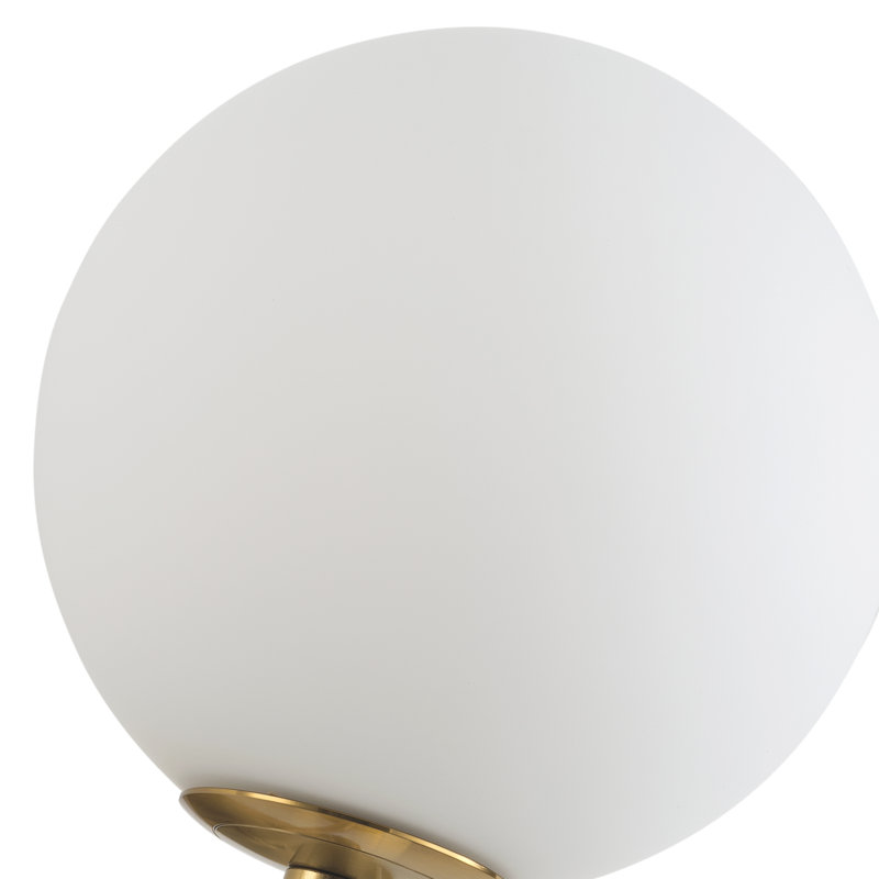 2-Lamp Golden Glass Ball Iron Dimmable Wall light