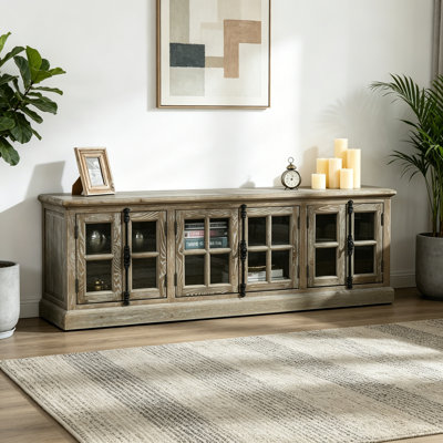 American-style Minimalist Design Grey TV Cabinet