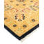 Tapis unique noué à la main Frankenberry Mogul - brun / beige, 8 pi 1 po x 101 po