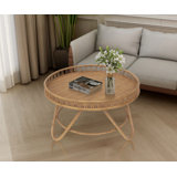 Table basse 3 pieds en rotin / osier Manningtree
